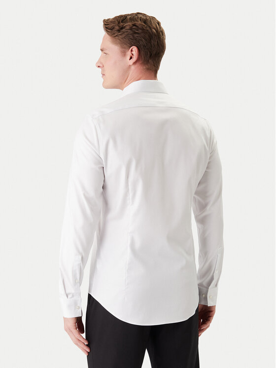 Calvin Klein Calvin Klein Риза LV019EU090 Бял Slim Fit