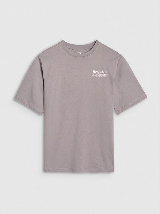 4F 4F T-Shirt 4FJRSS25TTSHF2586-83S Černá Oversize