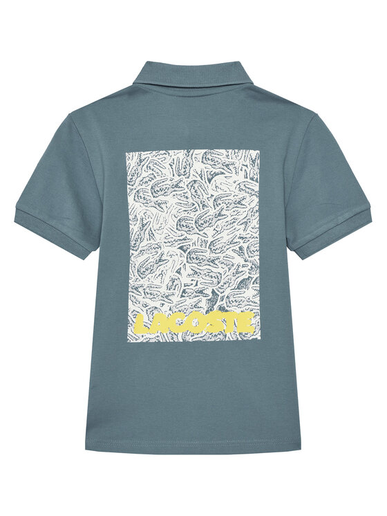 Lacoste Lacoste Тениска с яка и копчета PJ8456 Зелен Regular Fit