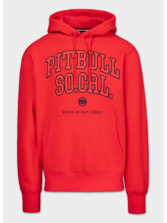PITBULL PITBULL Bluza SO CAL Czerwony Regular Fit