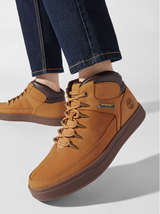 Timberland Timberland Laisvalaikio batai Davis Square Mid Hiker TB0A1UZV7541 Ruda