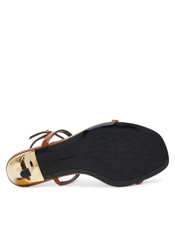 KARL LAGERFELD KARL LAGERFELD Sandali Belvia KL32914 Rjava