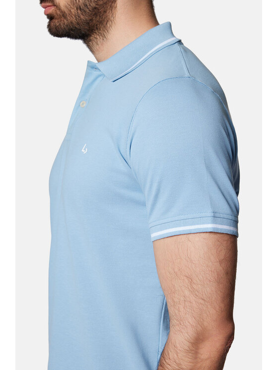 Lancerto Lancerto Polo Morty PO073124000020 Niebieski Regular Fit