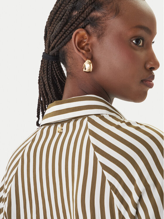 LOLA CASADEMUNT LOLA CASADEMUNT Φόρεμα πουκάμισο MS2616038 Πράσινο Regular Fit