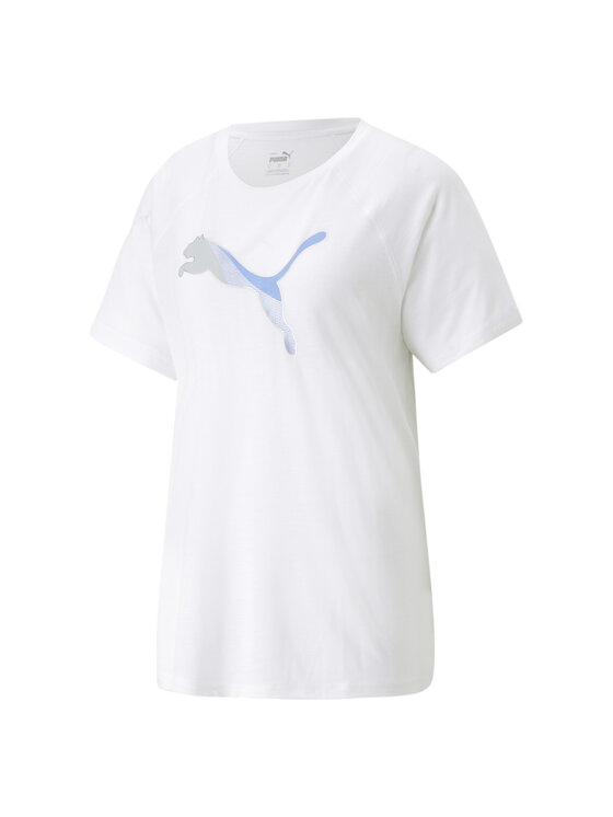 Puma Puma T-Shirt 673066 Biały Regular Fit