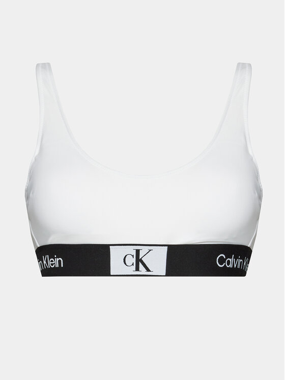 Calvin Klein Swimwear Calvin Klein Swimwear Μπικίνι πάνω μέρος KW0KW02257 Λευκό