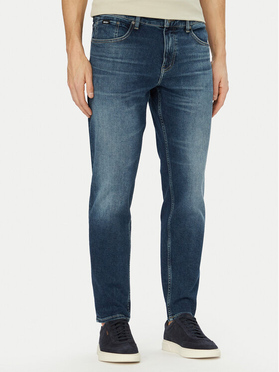 BOSS BOSS Jeans hlače C-Re.Maine 50557515 Mornarsko modra Regular Fit