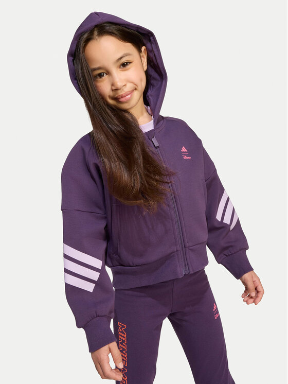 adidas adidas Bluza Disney Minnie Mouse JL9193 Fioletowy Loose Fit