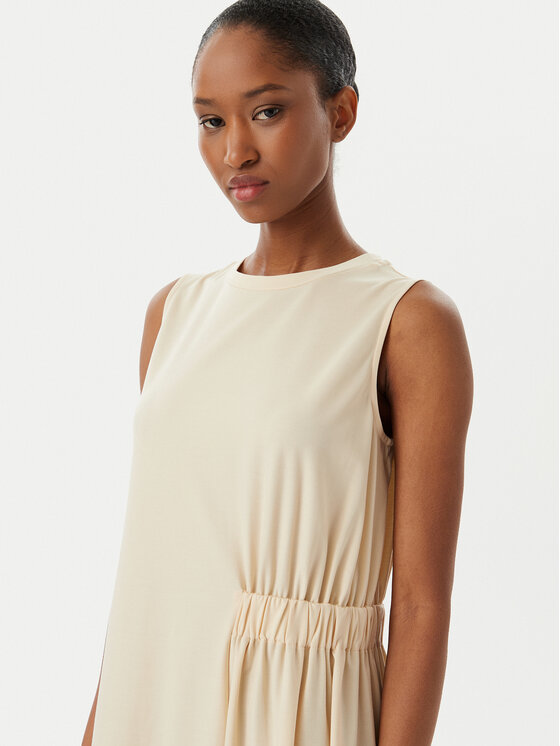 Weekend Max Mara Weekend Max Mara Vasaras kleita Tenebre 2515621032 Écru Regular Fit