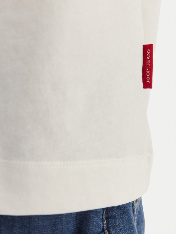 JOOP! Jeans JOOP! Jeans Футболка JJJ-Lanakila 30101983 Écru Regular Fit