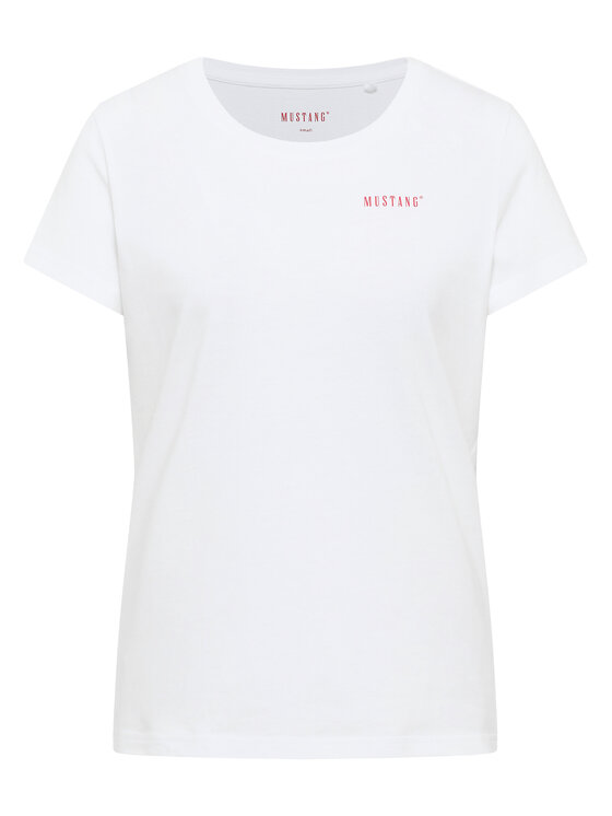Mustang Mustang T-shirt Alma 1016748 Bijela Regular Fit