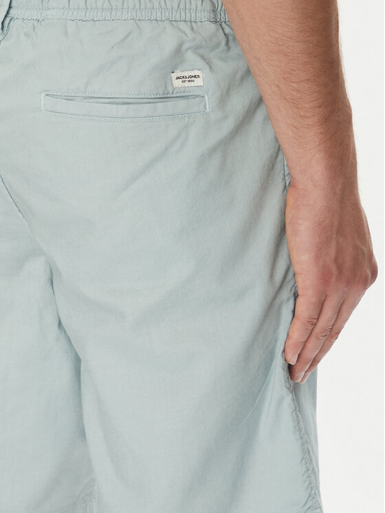 Jack & Jones Jack & Jones Szorty materiałowe Jaiden 12274968 Błękitny Relaxed Fit