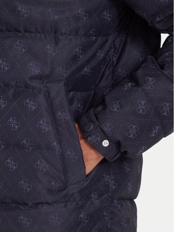 Guess Guess Μπουφάν χειμωνιάτικο M5BL0B W2322 Σκούρο μπλε Relaxed Fit