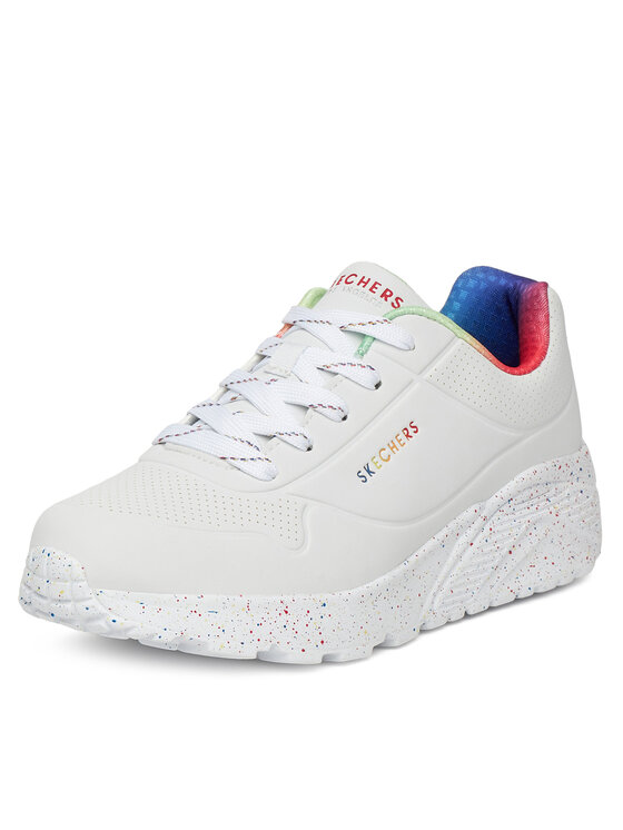Skechers Skechers Sneakersy UNO LITE 310456L WMLT Biela