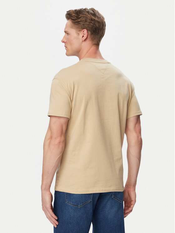 Tommy Jeans Tommy Jeans T-krekls DM0DM22504 Bēšs Regular Fit