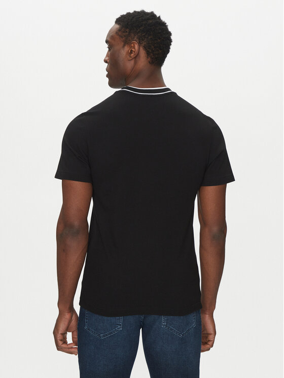 Lacoste Lacoste T-Shirt TH8174 Czarny Regular Fit