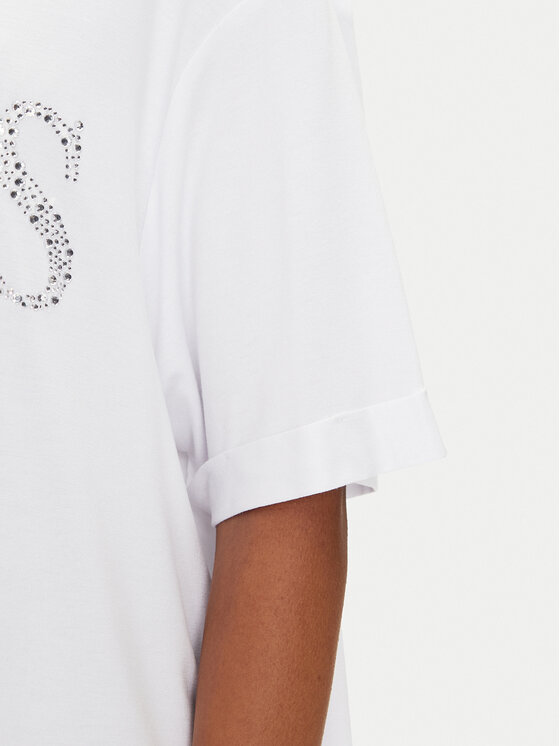 Guess Guess T-krekls E5GI07 K68D2 Balts Regular Fit