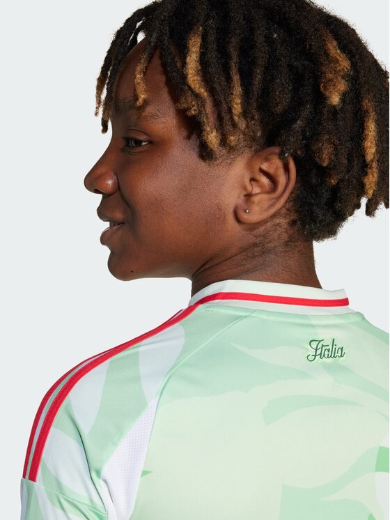 adidas adidas Koszulka techniczna Italy 25 (Women's Team) Away Jersey Zielony Regular Fit