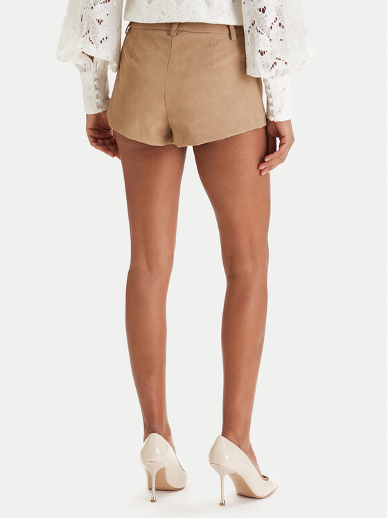 Bardot Bardot Шорти от имитация на кожа Jayla 60059PB2 Светлосиньо Slim Fit