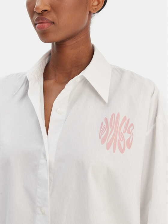 HUGO HUGO Ing Elisana B 50552146 Fehér Oversize