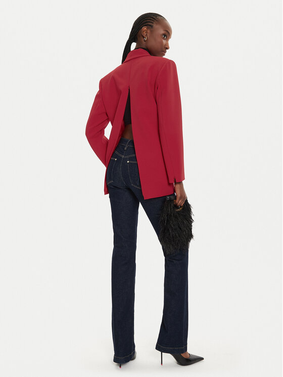 PINKO Pinko Marynarka Fontaine 104083 A20Q Czerwony Regular Fit