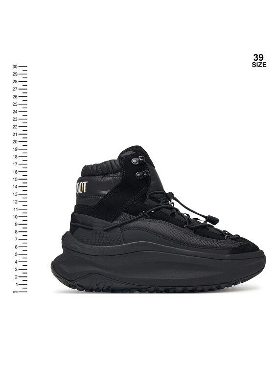 Moon Boot Moon Boot Śniegowce Moon 247 Xlace Mid 80D2490030 S Czarny