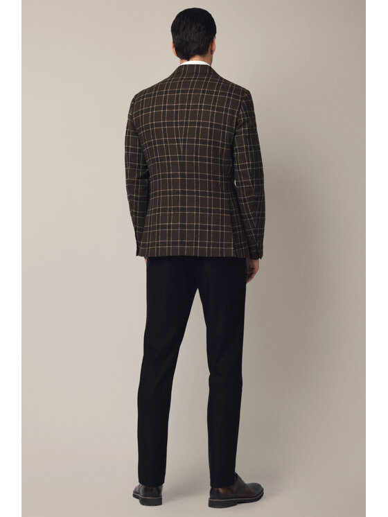 Lancerto Lancerto Marynarka Erice MA131225000022 Brązowy Slim Fit