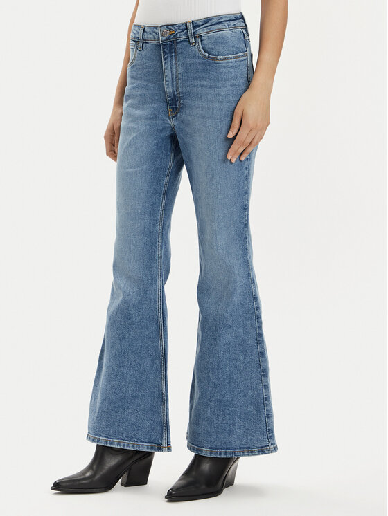 Wrangler Wrangler Jeansy Fierce 112351971 Modrá Wide Leg