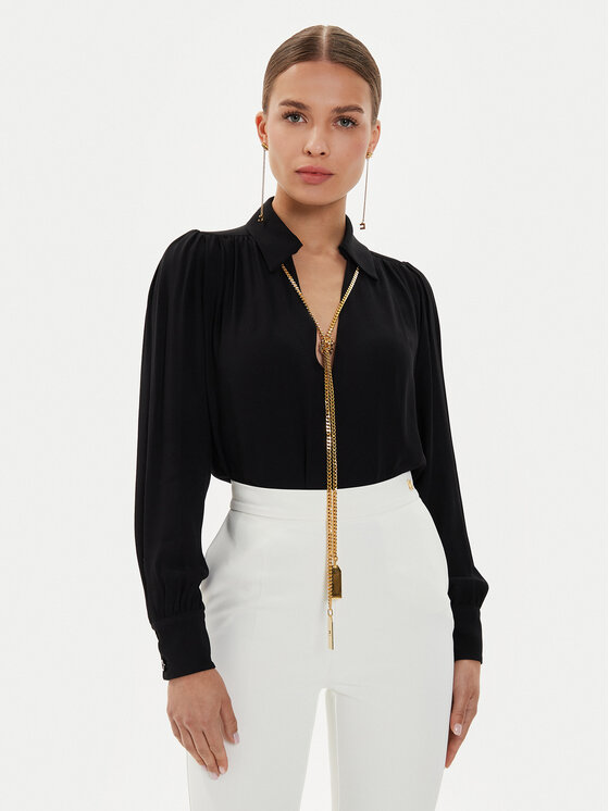 Elisabetta Franchi Elisabetta Franchi Särkpluus CA-093-46E2-V420 Must Standard Fit