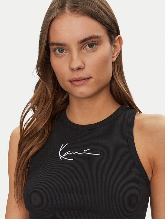 Karl Kani Karl Kani Top 6131303 Črna Cropped Fit