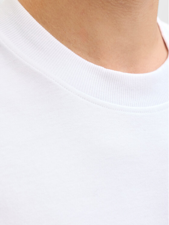 Jack & Jones Jack & Jones Póló Owen S 12292397 Fehér Relaxed Fit