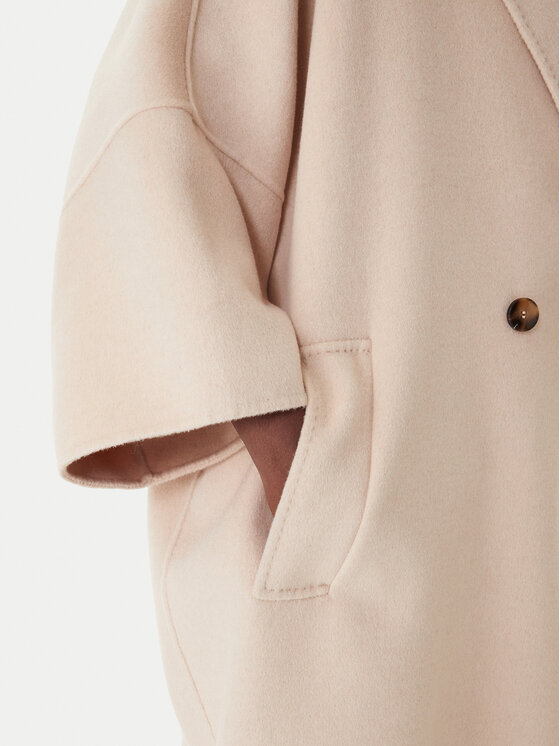 Marella Marella Wollmantel Teca 2613011011 Beige Relaxed Fit