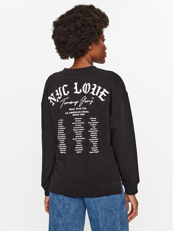 Tommy Jeans Tommy Jeans Суитшърт Grunge DW0DW16401 Черен Relaxed Fit