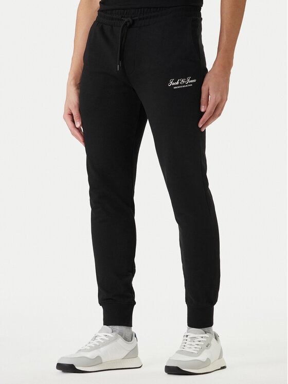 Jack & Jones Jack & Jones Тишърт Earchive 12297641 Черен Regular Fit