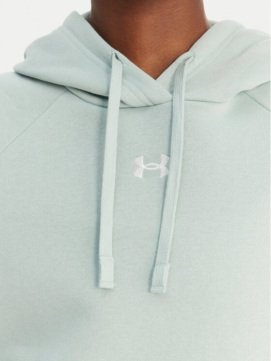 Under Armour Under Armour Bluză Ua Rival 1379500 Verde Loose Fit