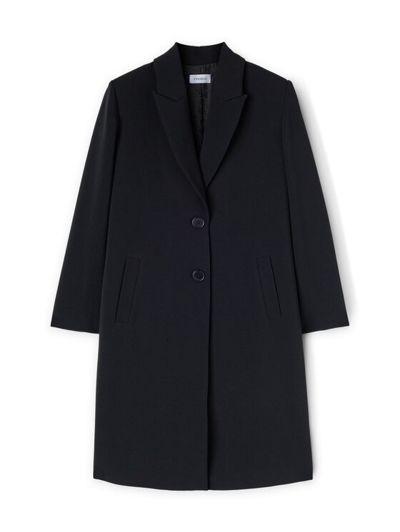 Motivi Motivi Cappotto 0062Q000562N033 Nero Regular Fit