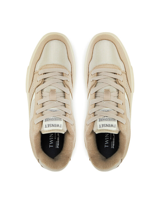 TWINSET TWINSET Laisvalaikio batai 251TCP034 Smėlio