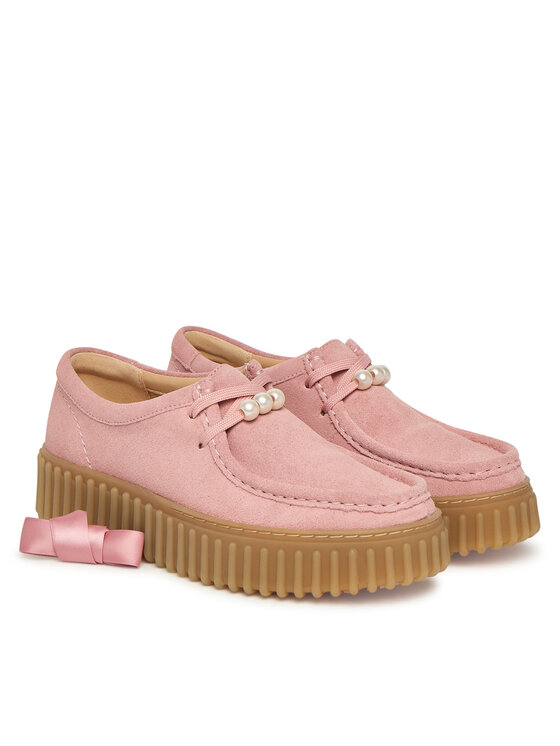Clarks Clarks Poltopánky Torhill Bee 26184585 Ružová