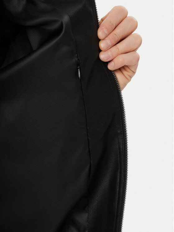 Calvin Klein Jeans Calvin Klein Jeans Giacca in similpelle LV04RF403G Nero Relaxed Fit