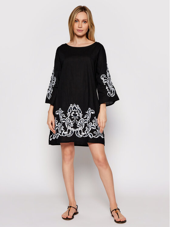 Vestito da giorno Milly IC21 111 Nero Regular Fit