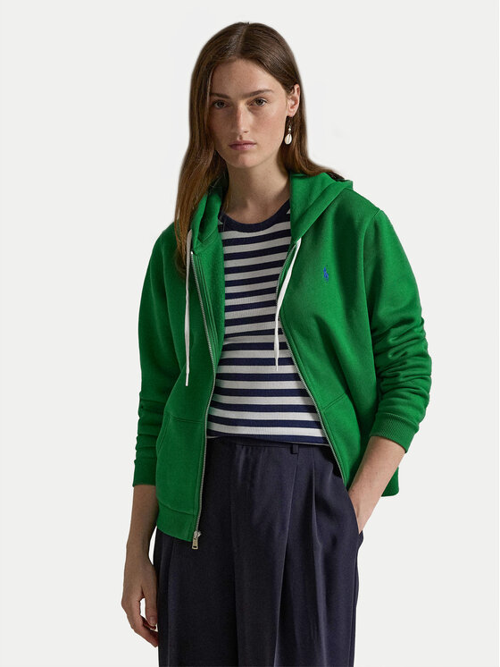 Polo Ralph Lauren Polo Ralph Lauren Džemperis ar kapuci 211943008011 Zaļš Regular Fit