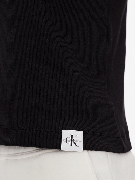 Calvin Klein Jeans Calvin Klein Jeans Top J20J221055 Čierna Regular Fit