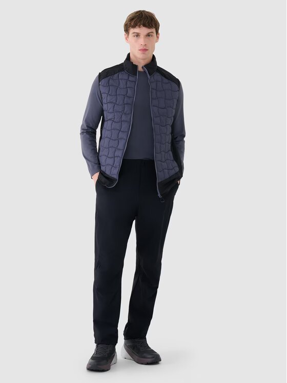 4F 4F Outdoorové nohavice 4FWSS25TFTRM0790-20S Čierna Regular Fit