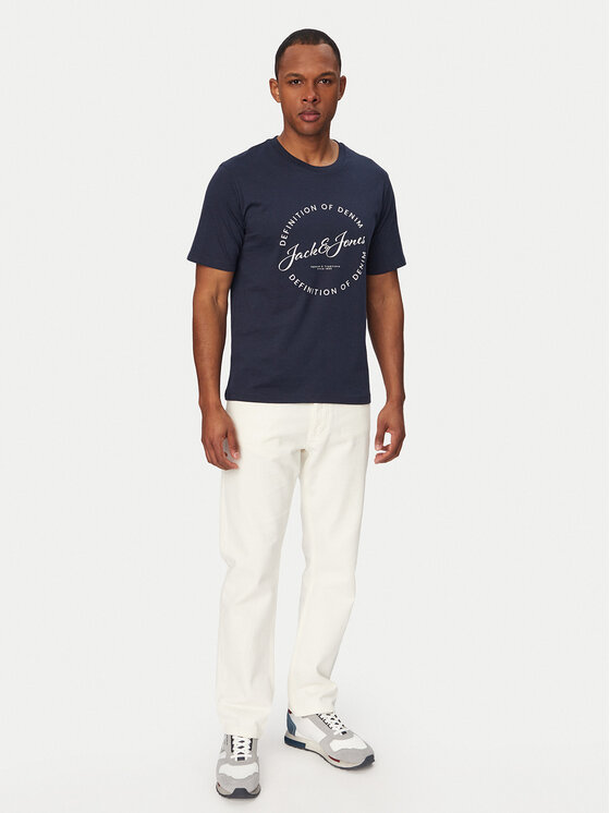 Jack & Jones Jack & Jones Тишърт Grayson 12288377 Син Regular Fit