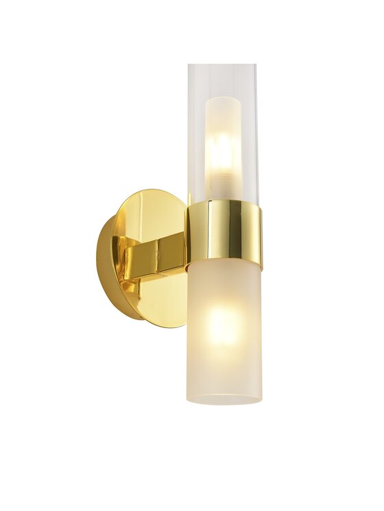 MIAhome MIAhome Kinkiet Lampa ścienna CANDELA złota 31 cm Złoty