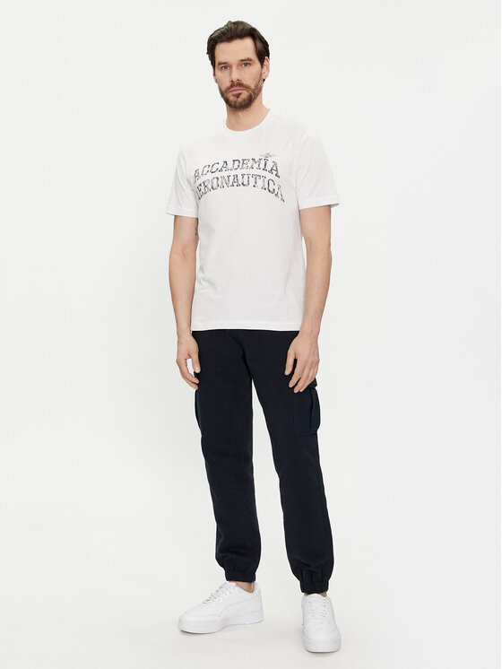 Aeronautica Militare Aeronautica Militare T-Shirt 241TS2203J629 Biały Regular Fit