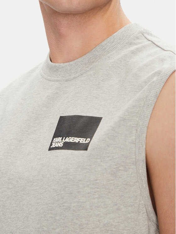 KARL LAGERFELD KARL LAGERFELD Tank top A2M17053 Siva Relaxed Fit