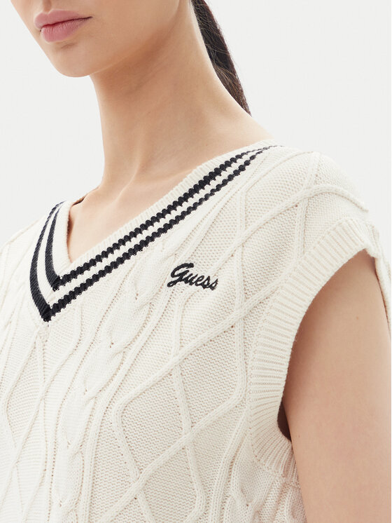 Guess Guess Maglione V5GR00 Z3FB1 Bianco Classic Fit