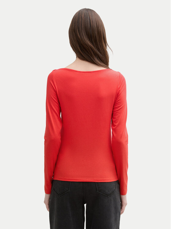 Tom Tailor Denim Tom Tailor Denim Blusa 1045412 Rosso Slim Fit
