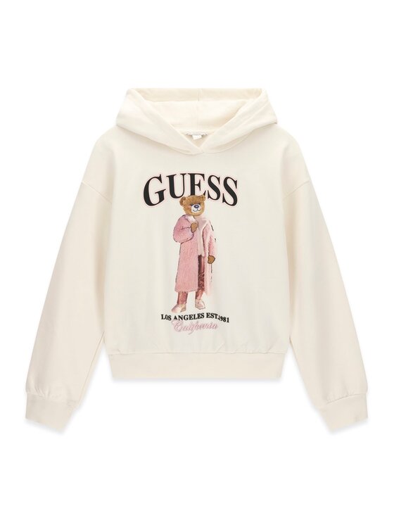 Guess Guess Bluza J6BQ03 K6086 Kremowy Regular Fit